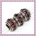 Brighton Glam Silver Purple Spacer Bead Set Lot of 3