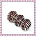 Brighton Glam Silver Purple Spacer Bead Set Lot of 3