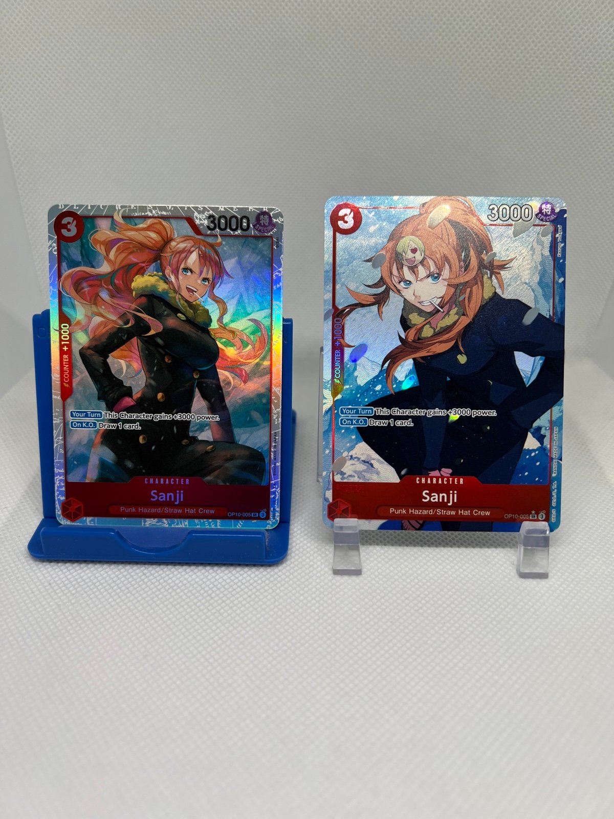 Sanji OP10-005 SR Alt Art + SR - Royal Blood - One Piece Card Game