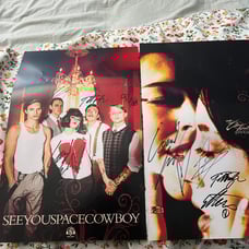 2 SIGNED SEEYOUSPACECOWBOY POSTERS