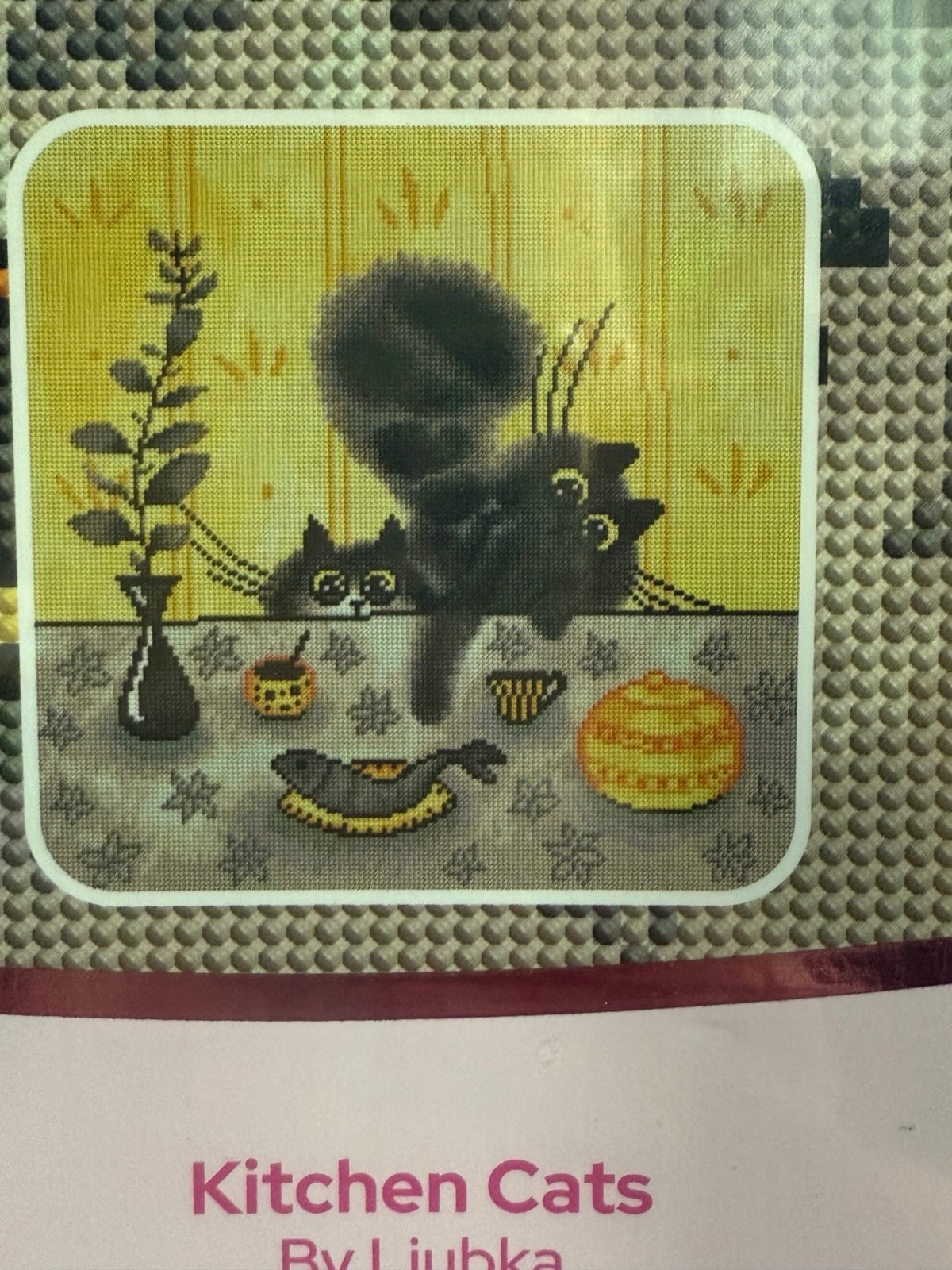 Kitchen Cats Diamond Art Club by Liubka