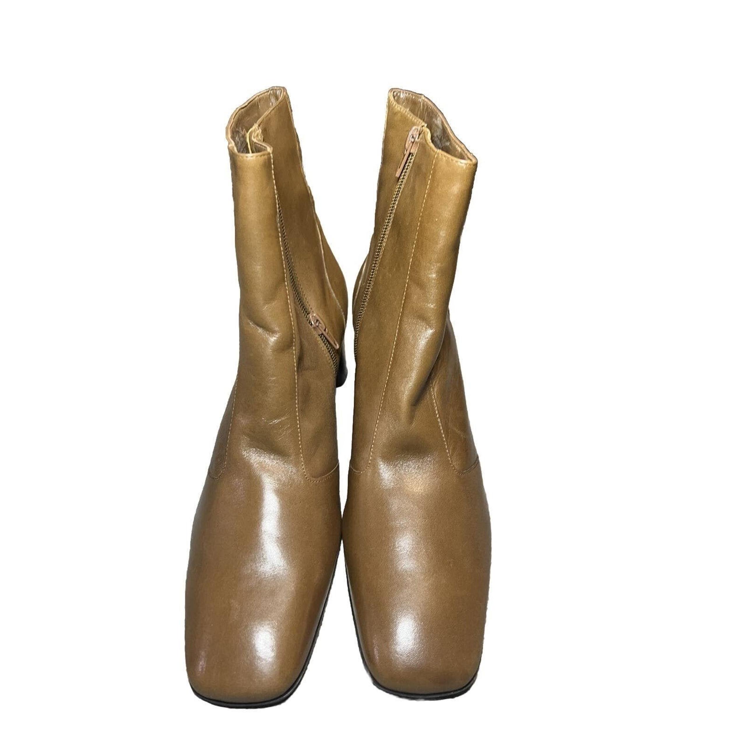 Etienne Aigner R-Philly Camel Ankle Boots Heels Size 11m - Rare Size~ NWOBox