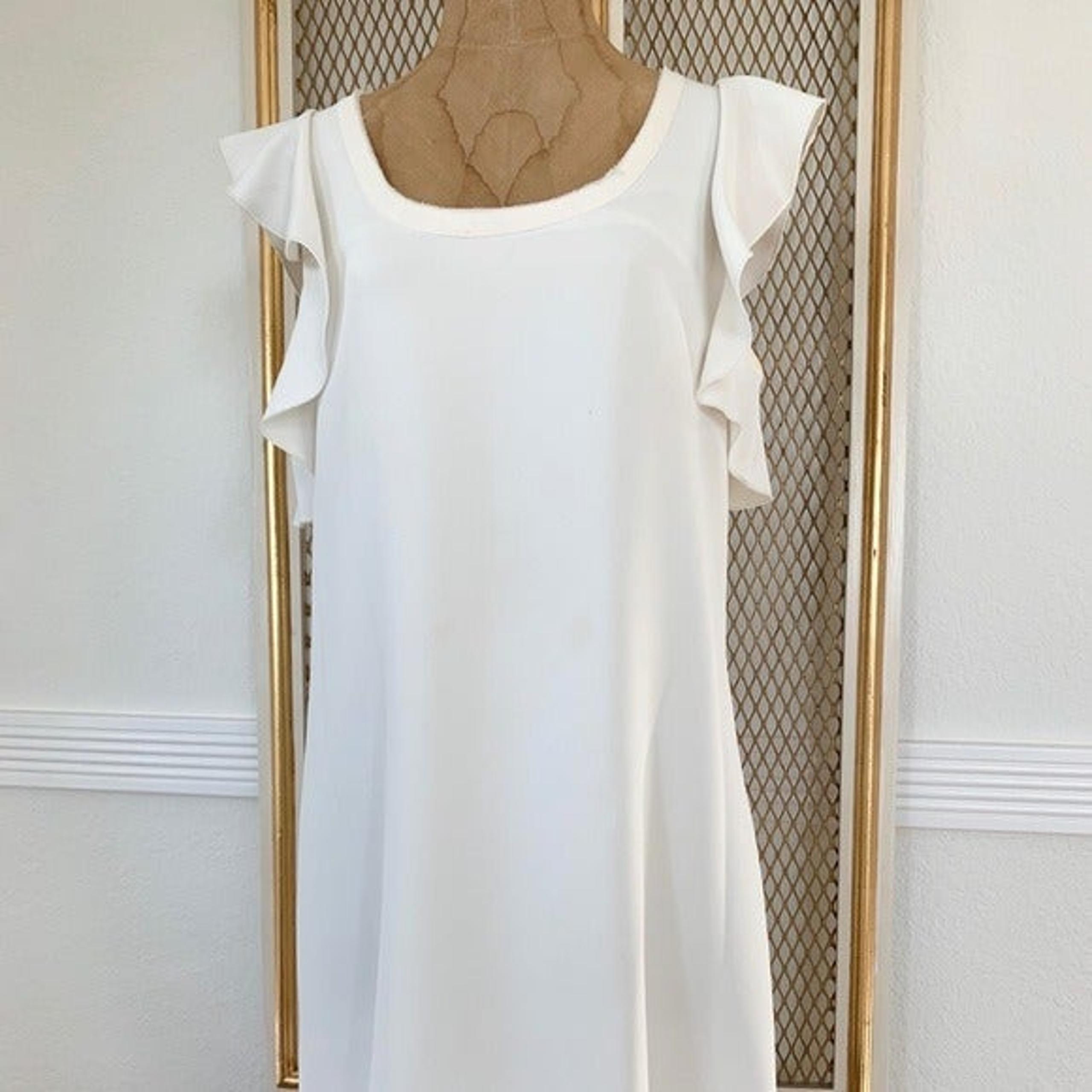 Elizabeth & James Womens Dillon Sleeveless Ruffled 10