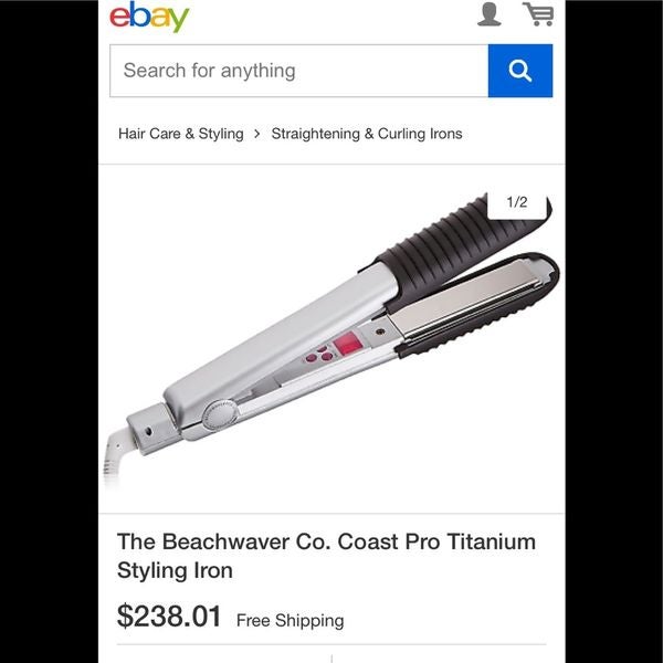 Salon blow out cost pro titanium styling iron