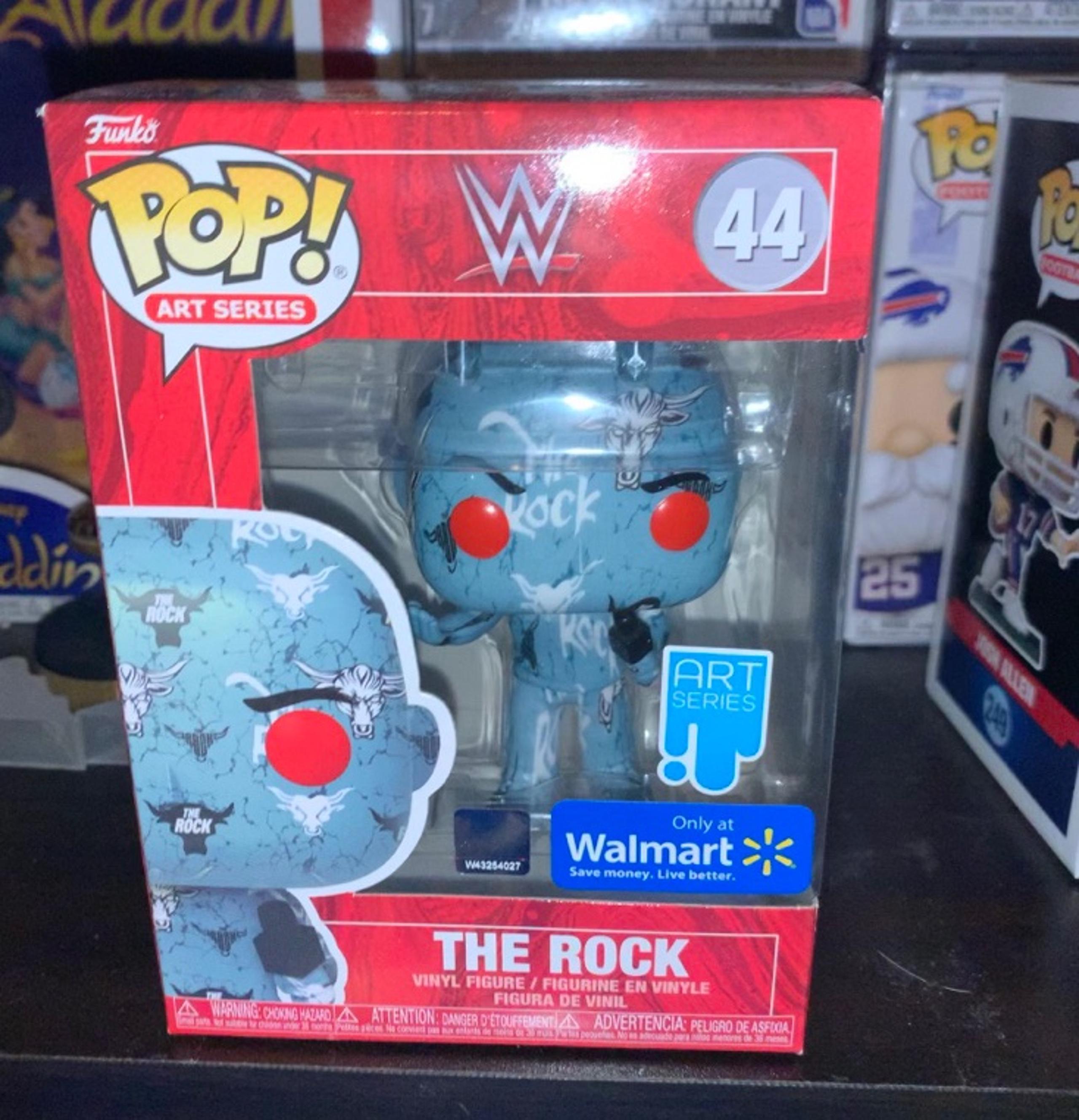 Funko Pop WWE - The Rock (44 - Walmart Art Series Exclusive)