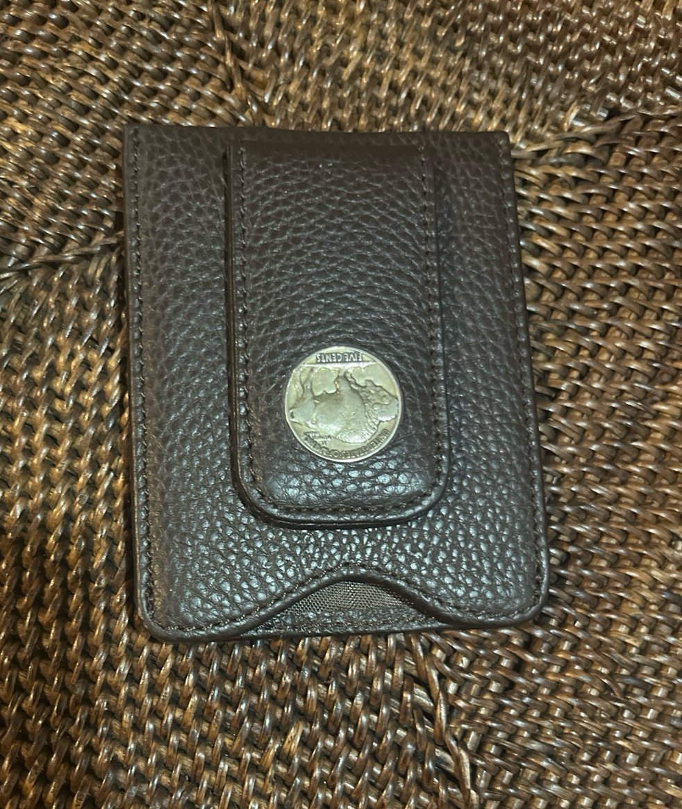 Token & Icons buffalo nickel money clip wallet