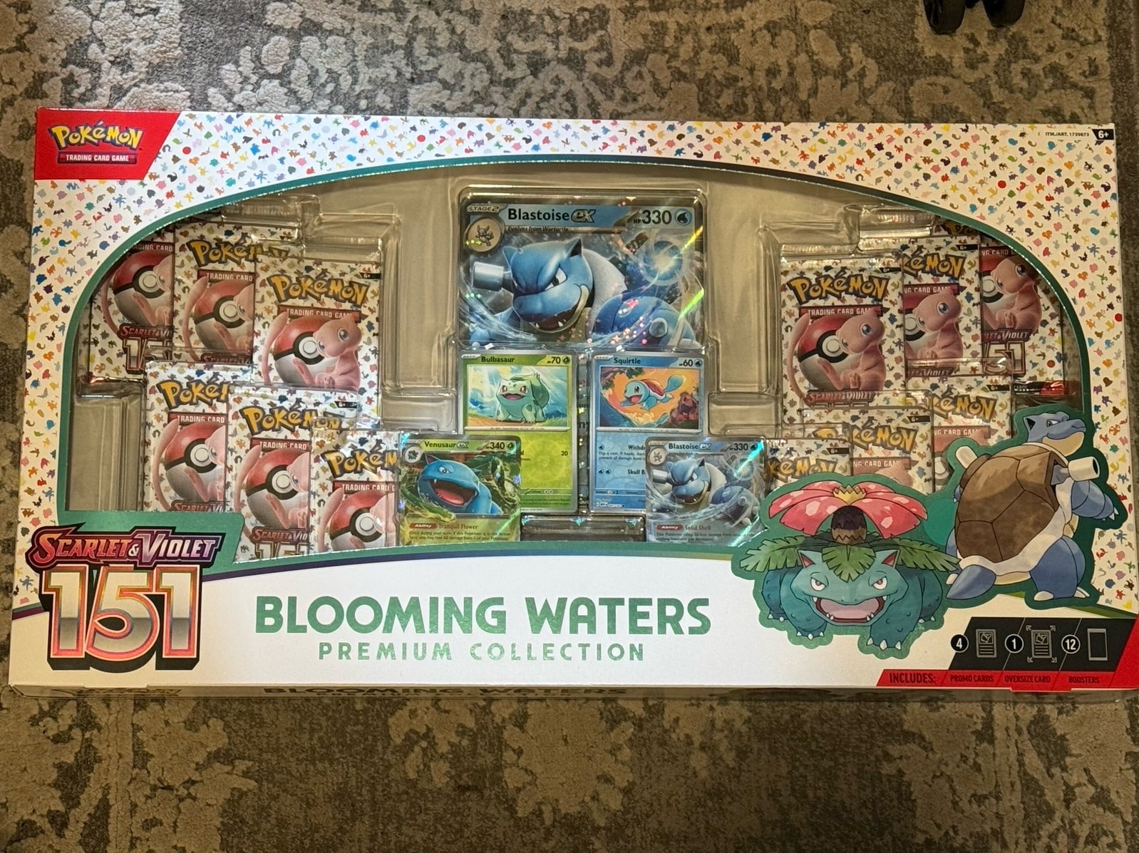 Pokemon 151 Blooming Waters Premium Collection Box. Ready to Ship!
