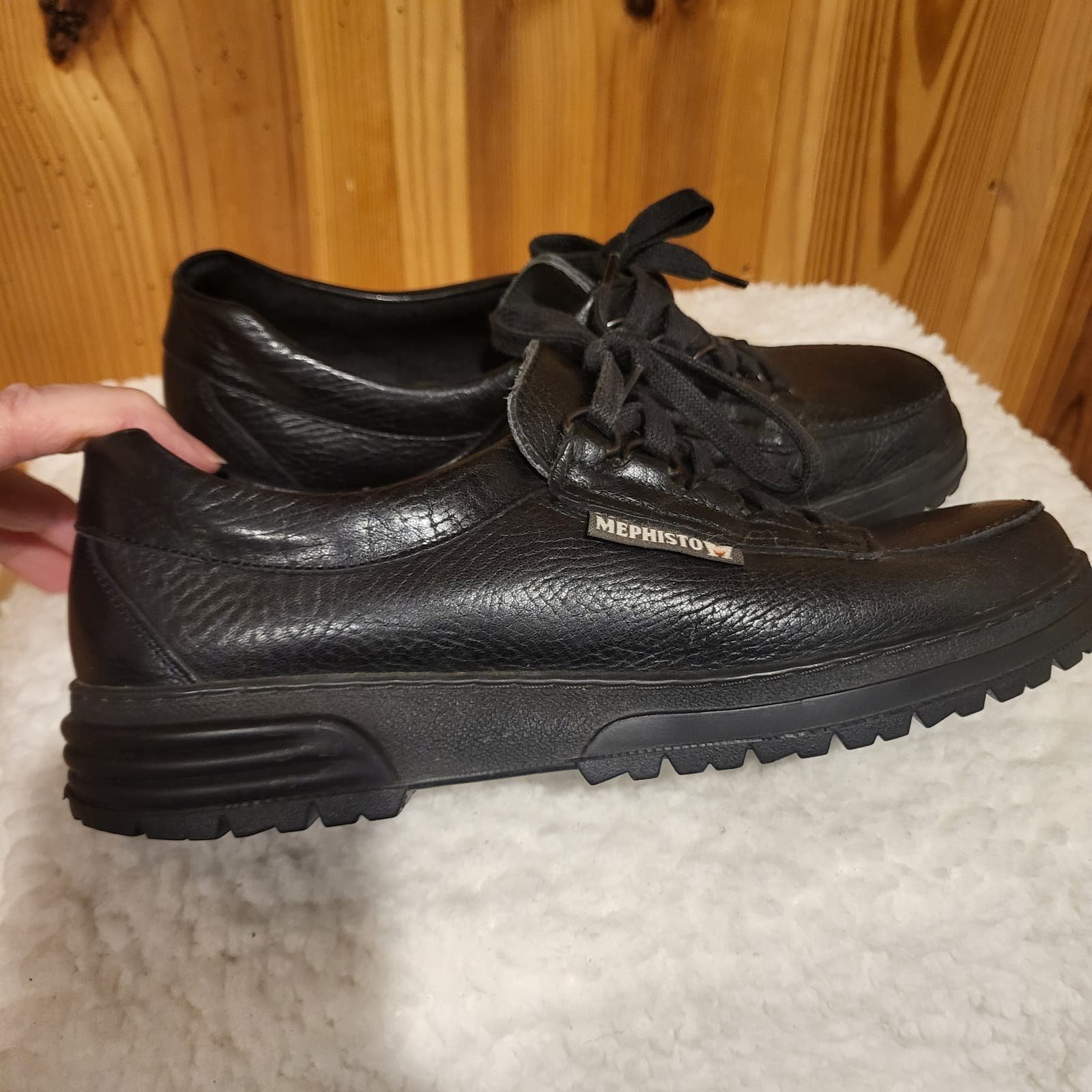 Leather inside, out, Mephisto shoes, Size 6.5, Black, air relax, Trampolins