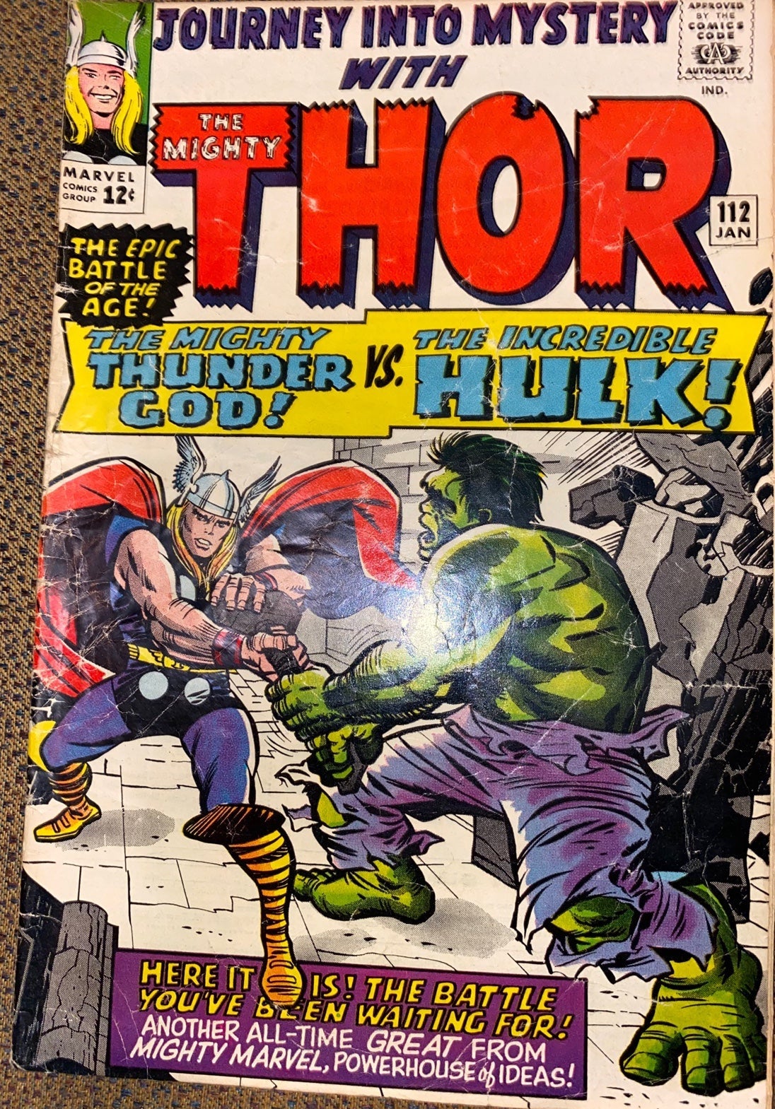 Journey Into Mystery with The Mighty THOR #112 (1965) Silver Age