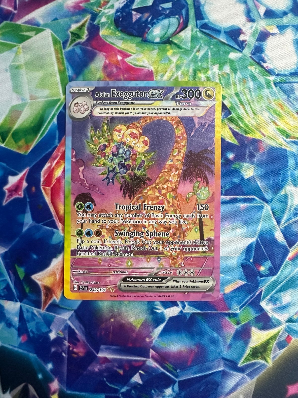 Alolan Exeggutor ex Special Illustration Rare Pokemon Card