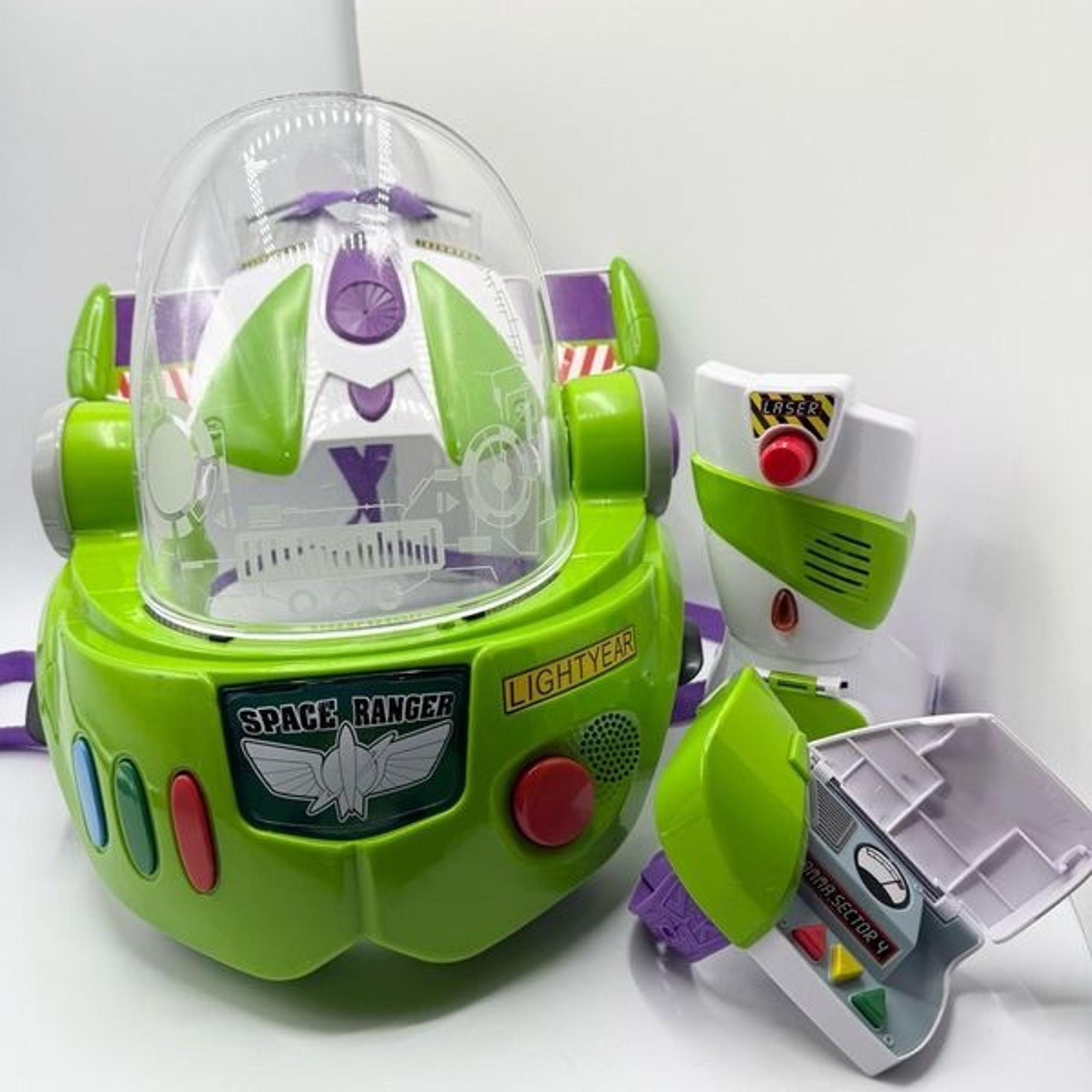 Disney Pixar Toy Story Buzz Lightyear Space Ranger Star Command Helmet Jet Pack