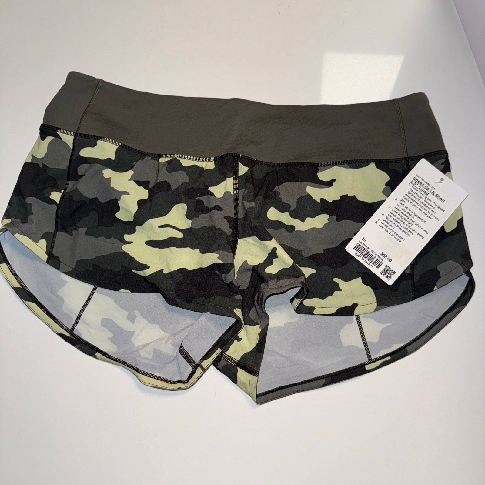 Lululemon Speed Up Short * 2.5”Lined Heritage 365 Camo