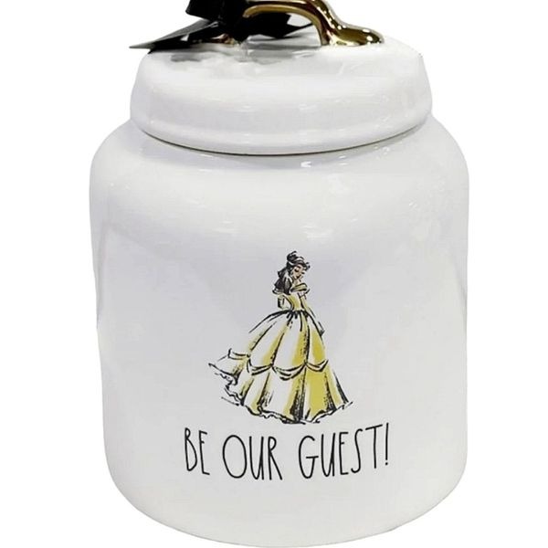 Rae Dunn X Beauty & The Beast, Be Our Guest Cookie Jar/Canister