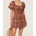 ULLA JOHNSON Juniper Mini Dress in Rosebud Crimson EUC Size 2 375 MSRP