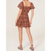 ULLA JOHNSON Juniper Mini Dress in Rosebud Crimson EUC Size 2 375 MSRP