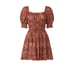 ULLA JOHNSON Juniper Mini Dress in Rosebud Crimson EUC Size 2 375 MSRP