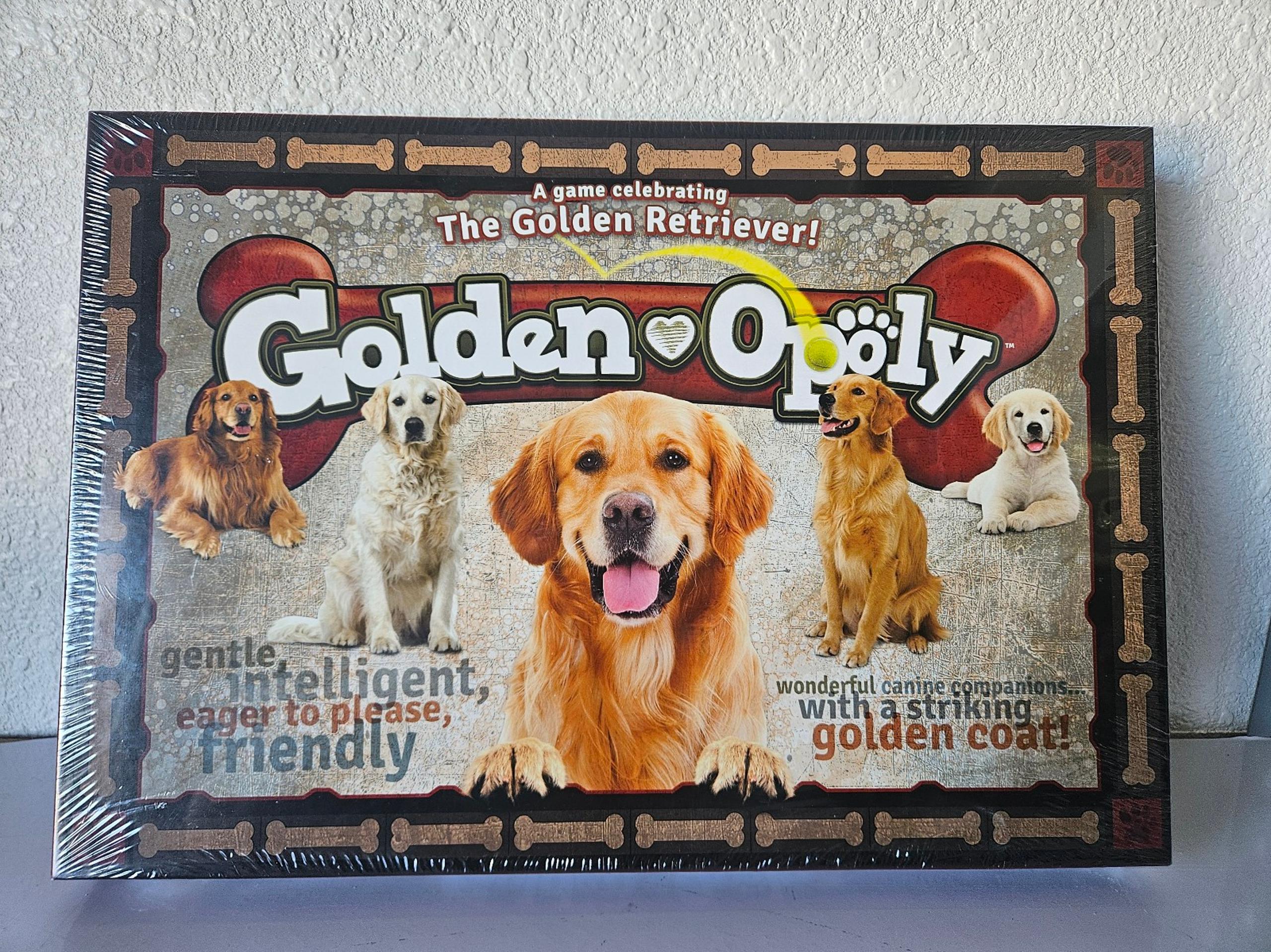 Late for the Sky The Golden Retriever Golden-Opoly Board Game Made In USA