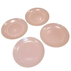 Ikea Pale Light Pink Matte Lunch Salad Plate Set Of 4 Discontinued 10866