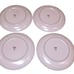 Ikea Pale Light Pink Matte Lunch Salad Plate Set Of 4 Discontinued 10866