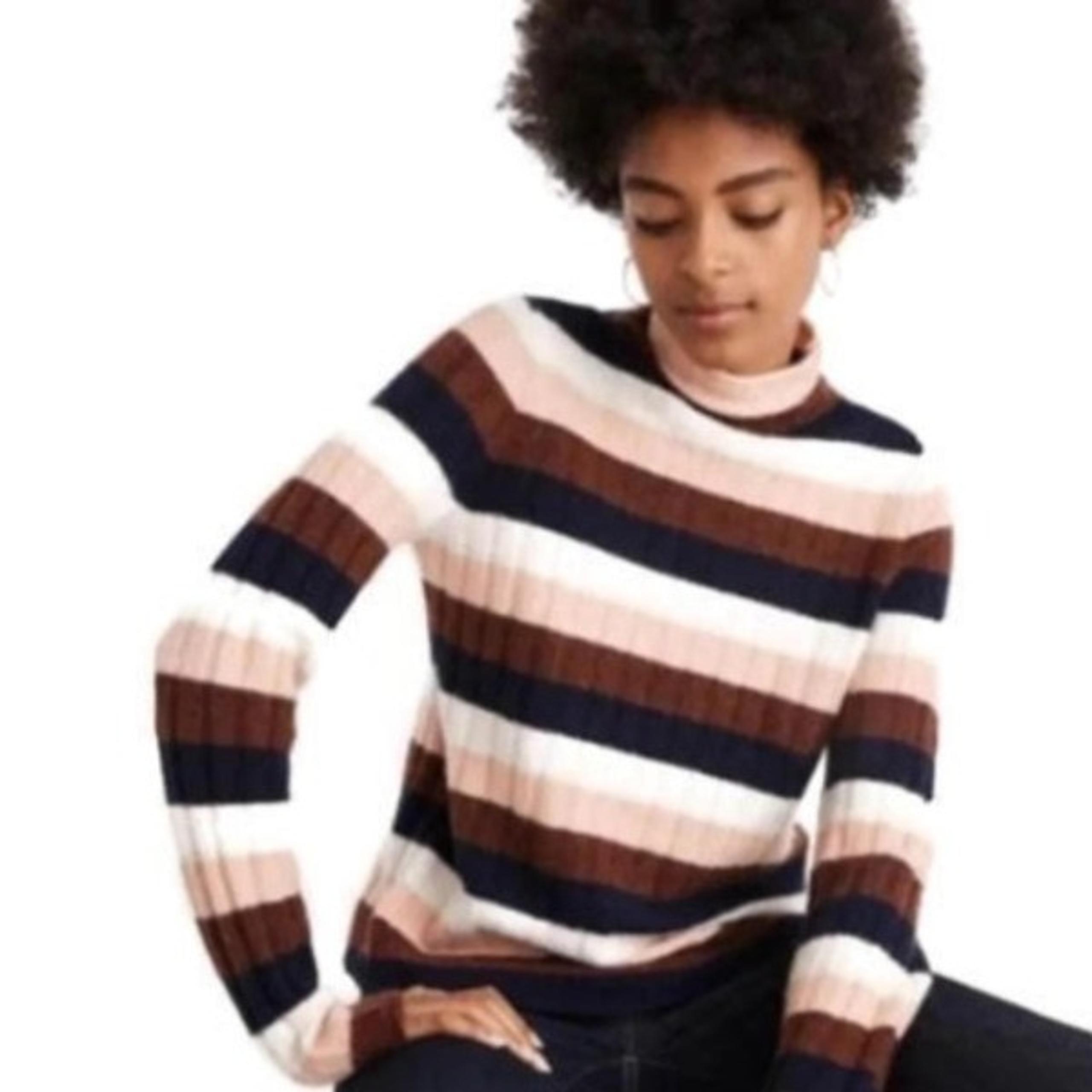 Madewell - Evercrest Stripe Mock Neck