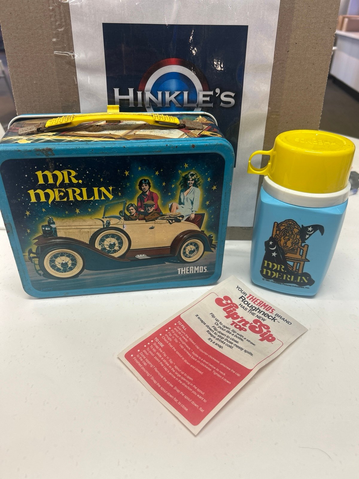 1981 Mr Merlin Metal Lunchbox