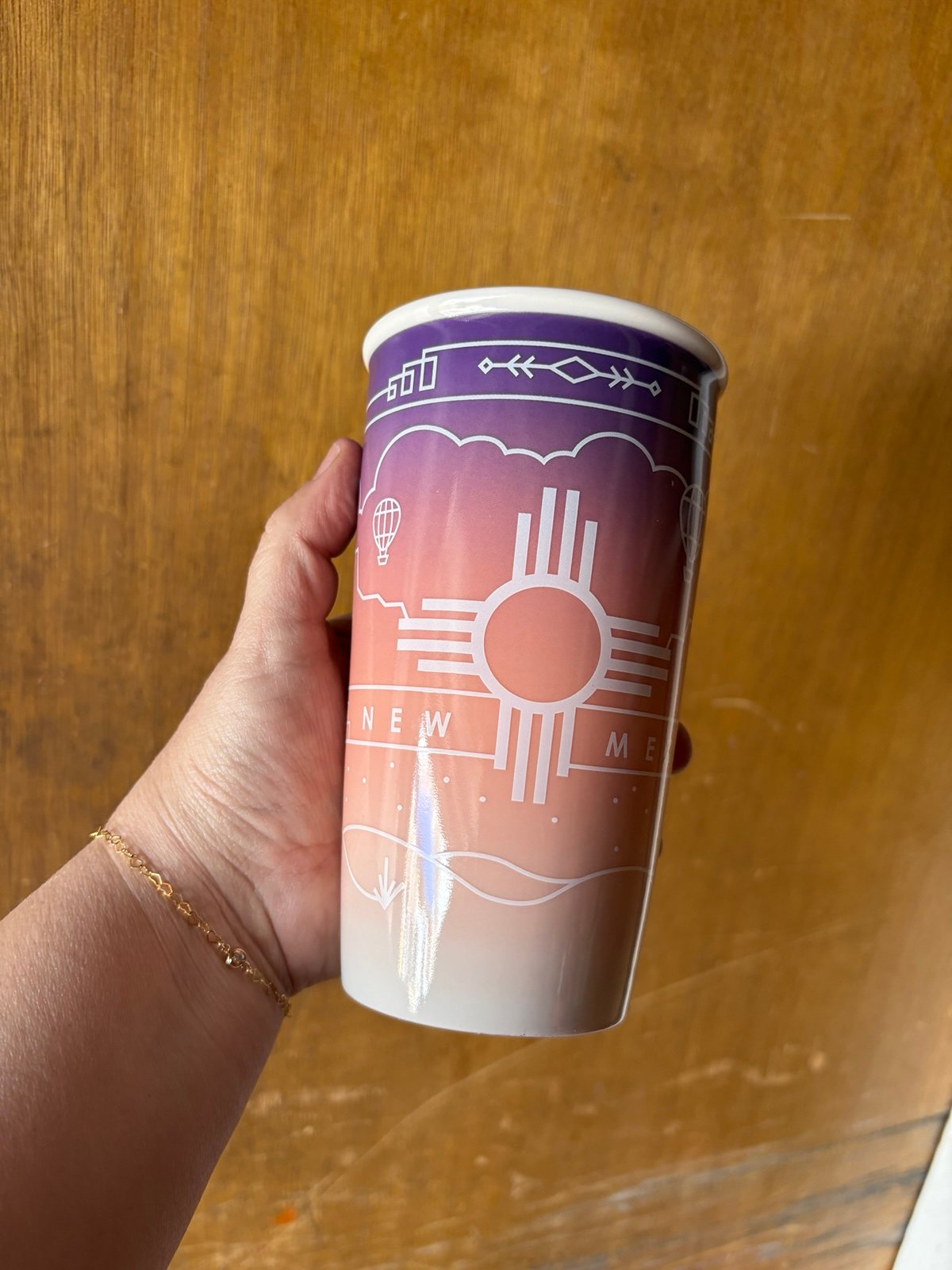 Starbucks Zia balloon New Mexico mug