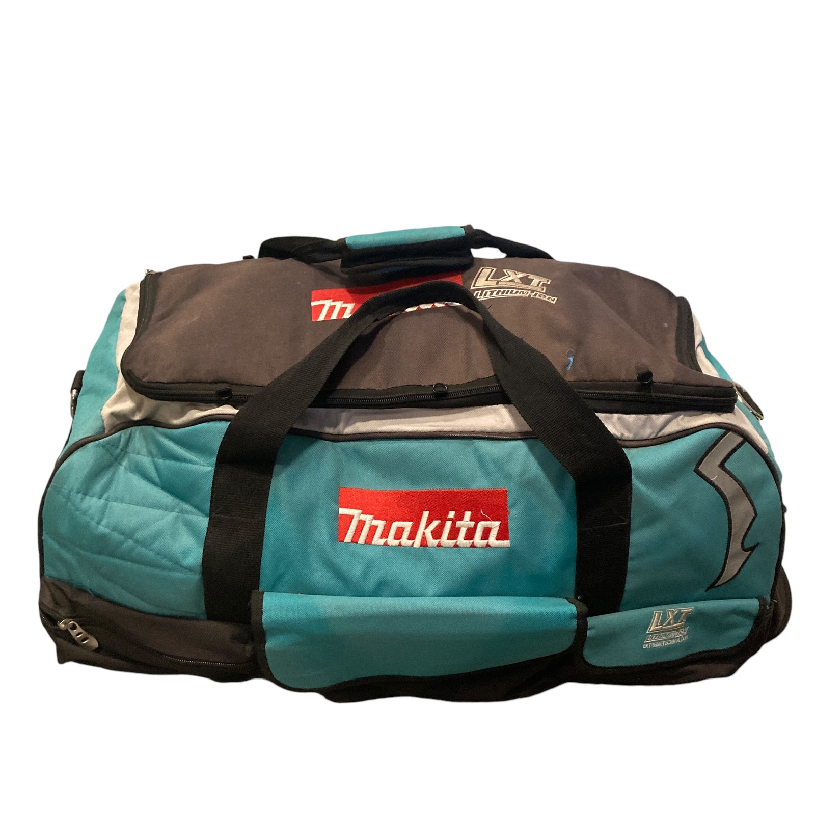 Makita Heavy Duty Tool Bag with Wheels 831269-3 black Teal Spellout