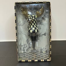 MacKenzie Child Moose Bottle Stopper