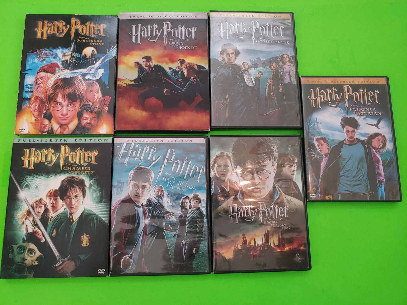 Harry Potter DVD collection 7 lot