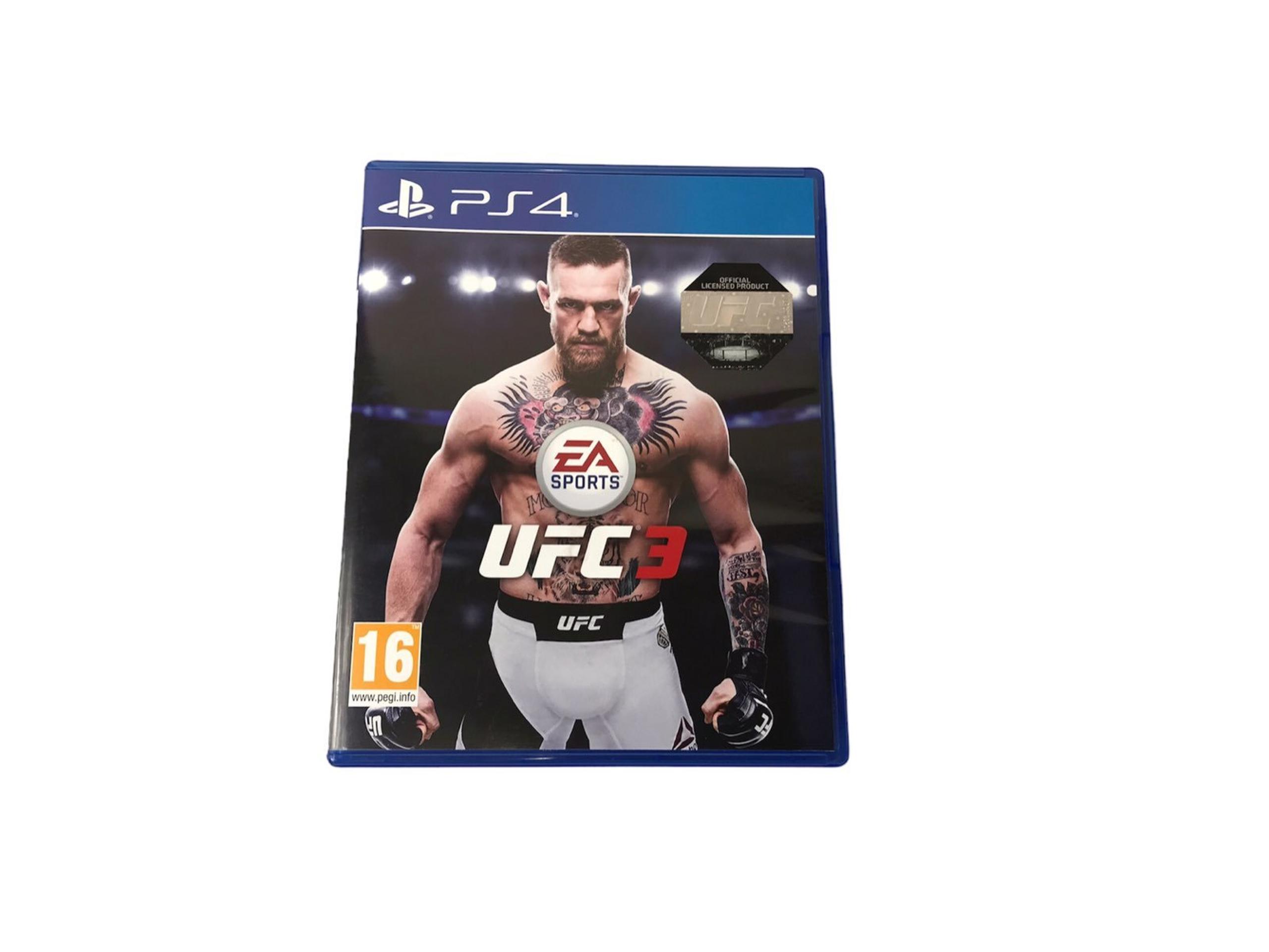 UFC 3 Playstation 4 PS4 Video Game CD with Case - EA Sports