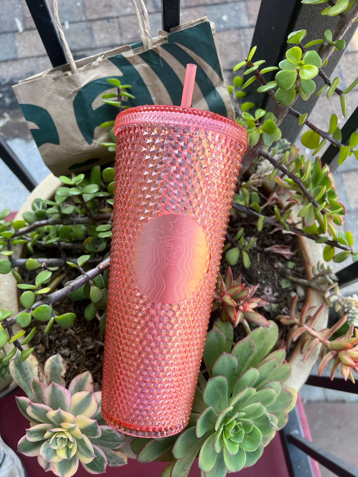 Starbucks Thailand Flamingo Studded Tumbler