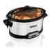 Multifunctional Programmable Stay or Go Slow Cooker, 7 Quarts, Silver