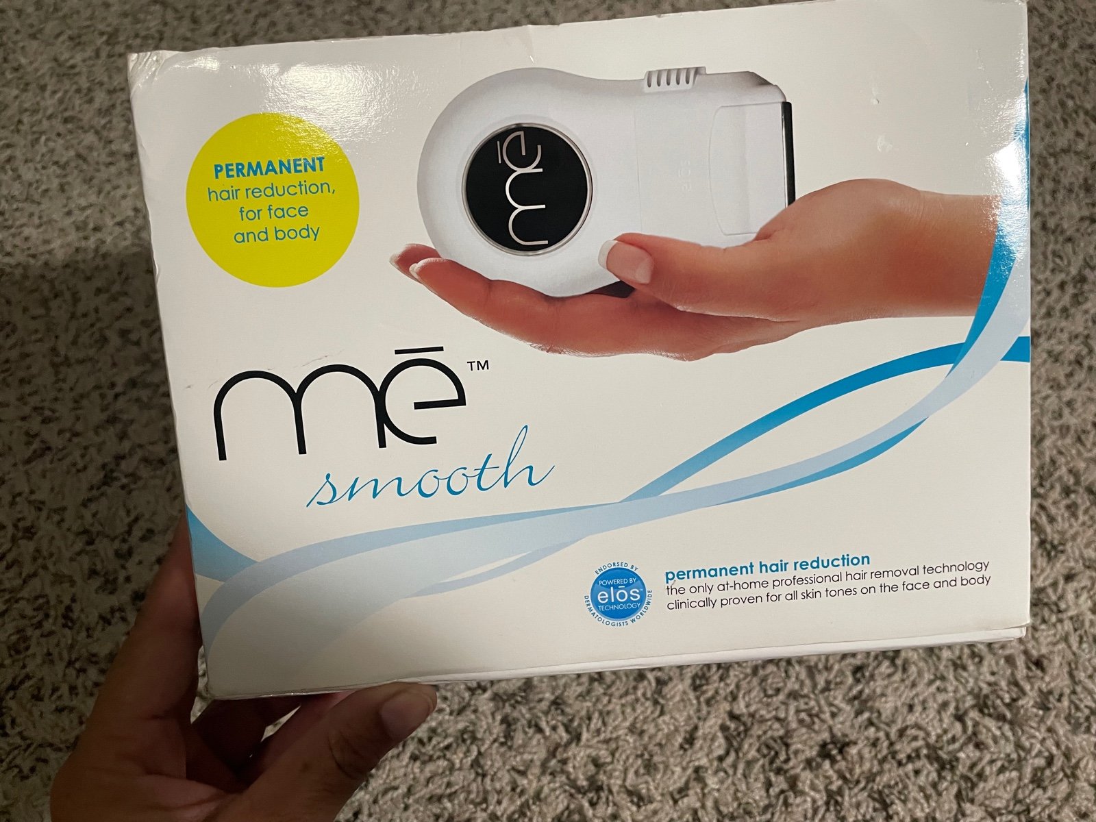 me Smooth elos permanent at home hair removal device