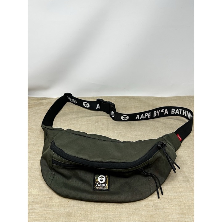 Aape by a Bathing Ape Fanny Pack Green Crossbody Bag