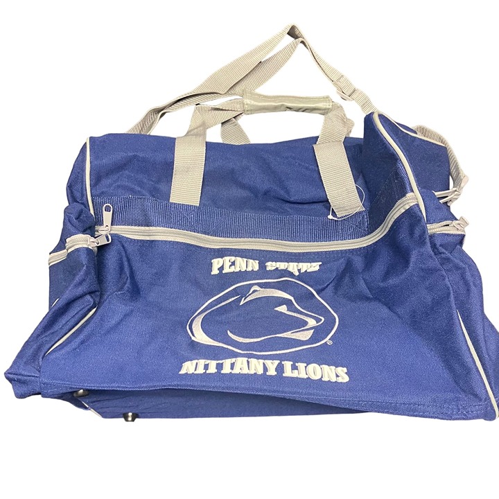 Vintage NCAA Penn State Nittany Lions Blue Duffel Sports Bag