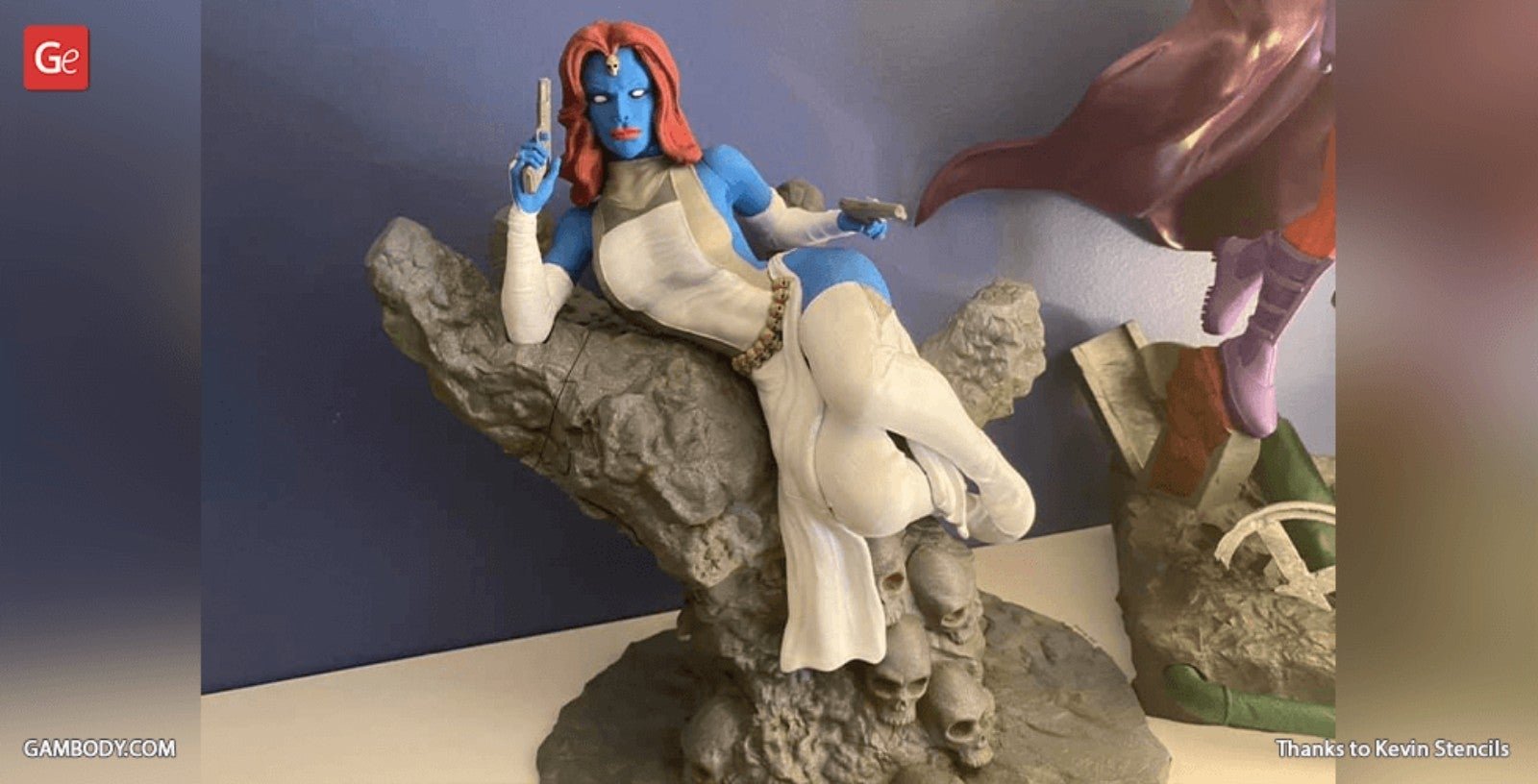 X-Men Mystique statue 3 different models to choose from.