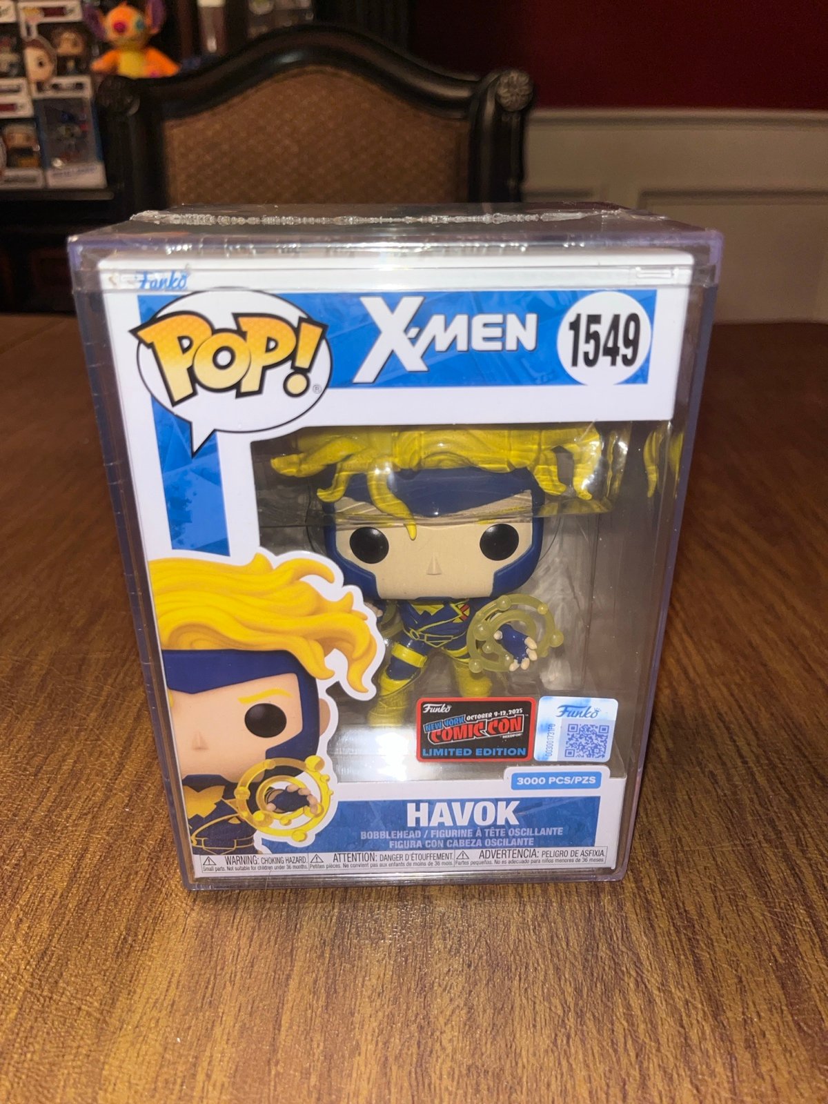 Havok Funko Pop X-Men Marvel NYCC 2025 3000 Pcs 1549