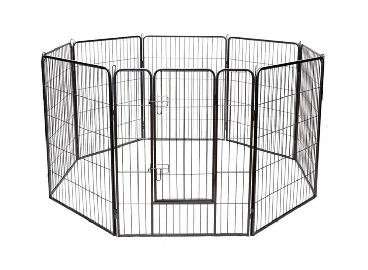 40 Inch 8 Metal Panel Heavy Duty Pet Playpen Dog Fence L1