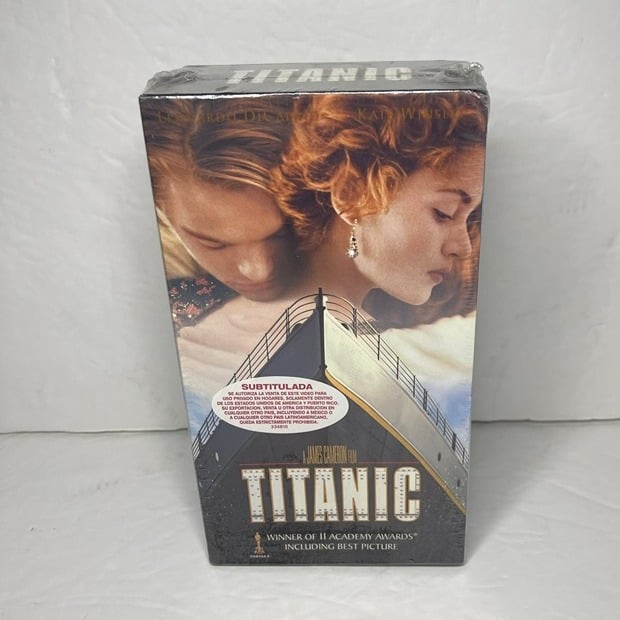 Titanic VHS, 1998, 2-Tape Set, Original Factory Sealed
