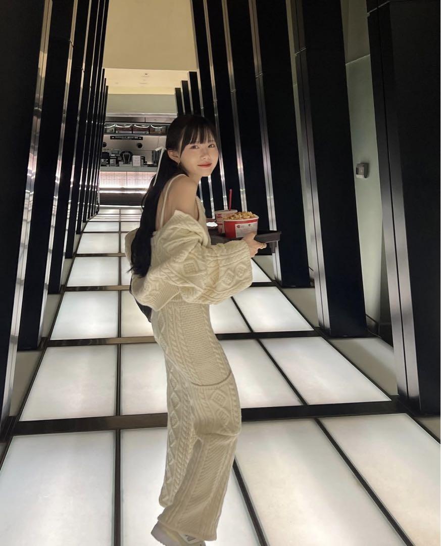 THE TOÉ】LA ROCHELLE KNIT PANTS ivory