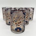 Vintage Culver Imari Double Old Fashioned/ Low Ball Glasses 22K Gold (6) MINT