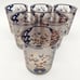 Vintage Culver Imari Double Old Fashioned/ Low Ball Glasses 22K Gold (6) MINT