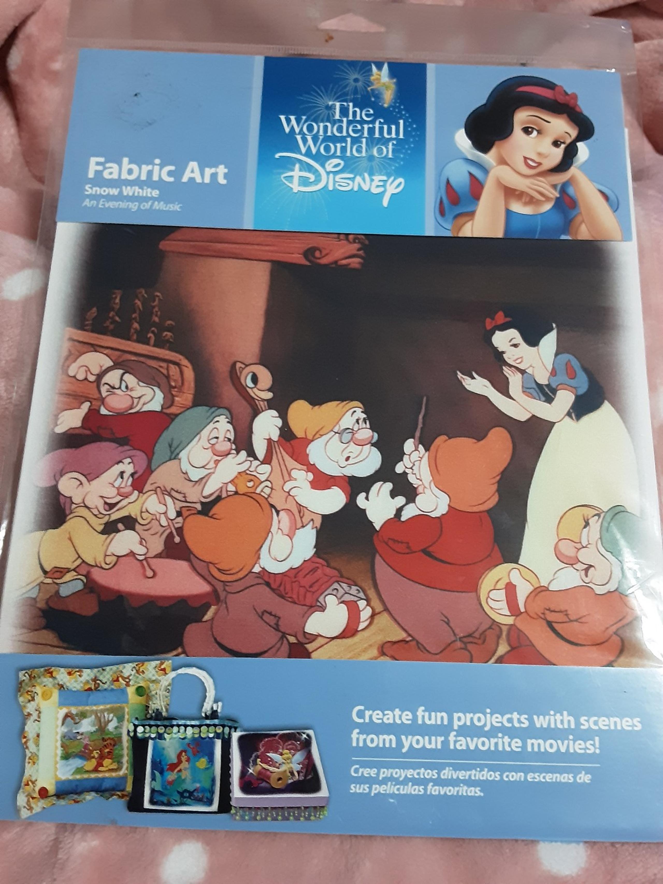 New! Princess Snow White Fabric Art - Disney