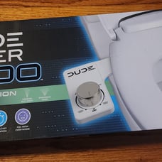 Dude Wiper 1000 Bidet Toilet Attachment White