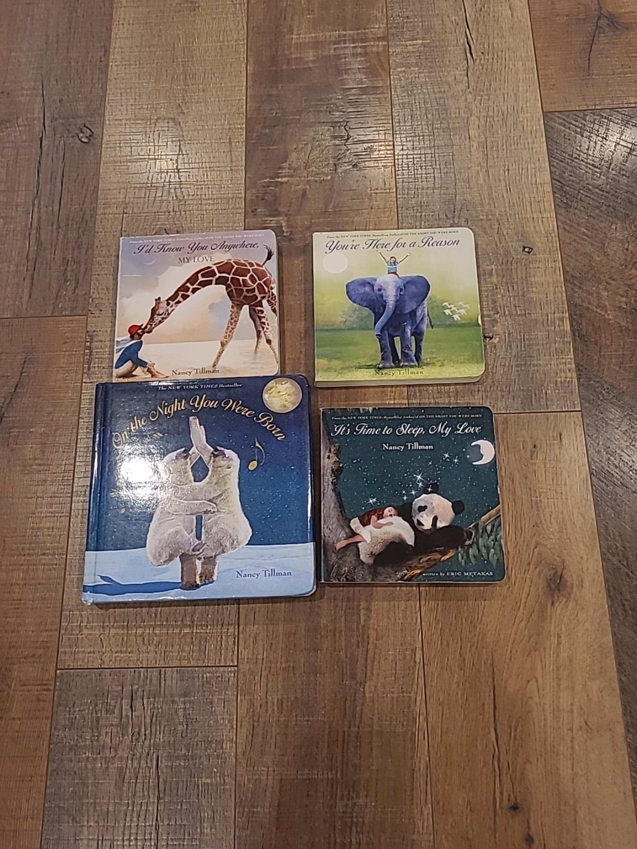 Lot Of 4 Nancy Tillman Board Books Animals Baby Toddler