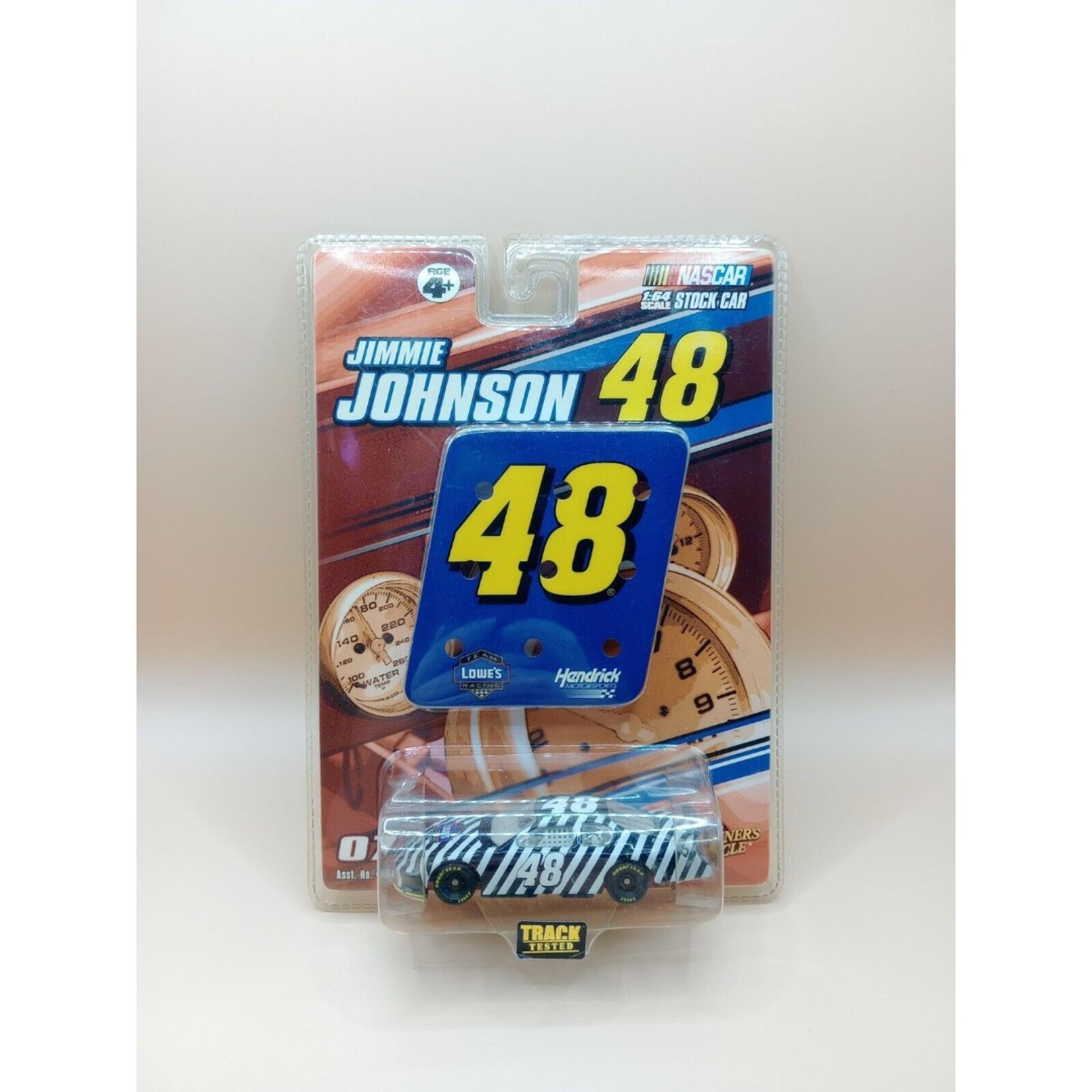 2007 Jimmie Johnson Track Test Zebra Stripe Pit Stop Sign 1:64 car Winner Circle