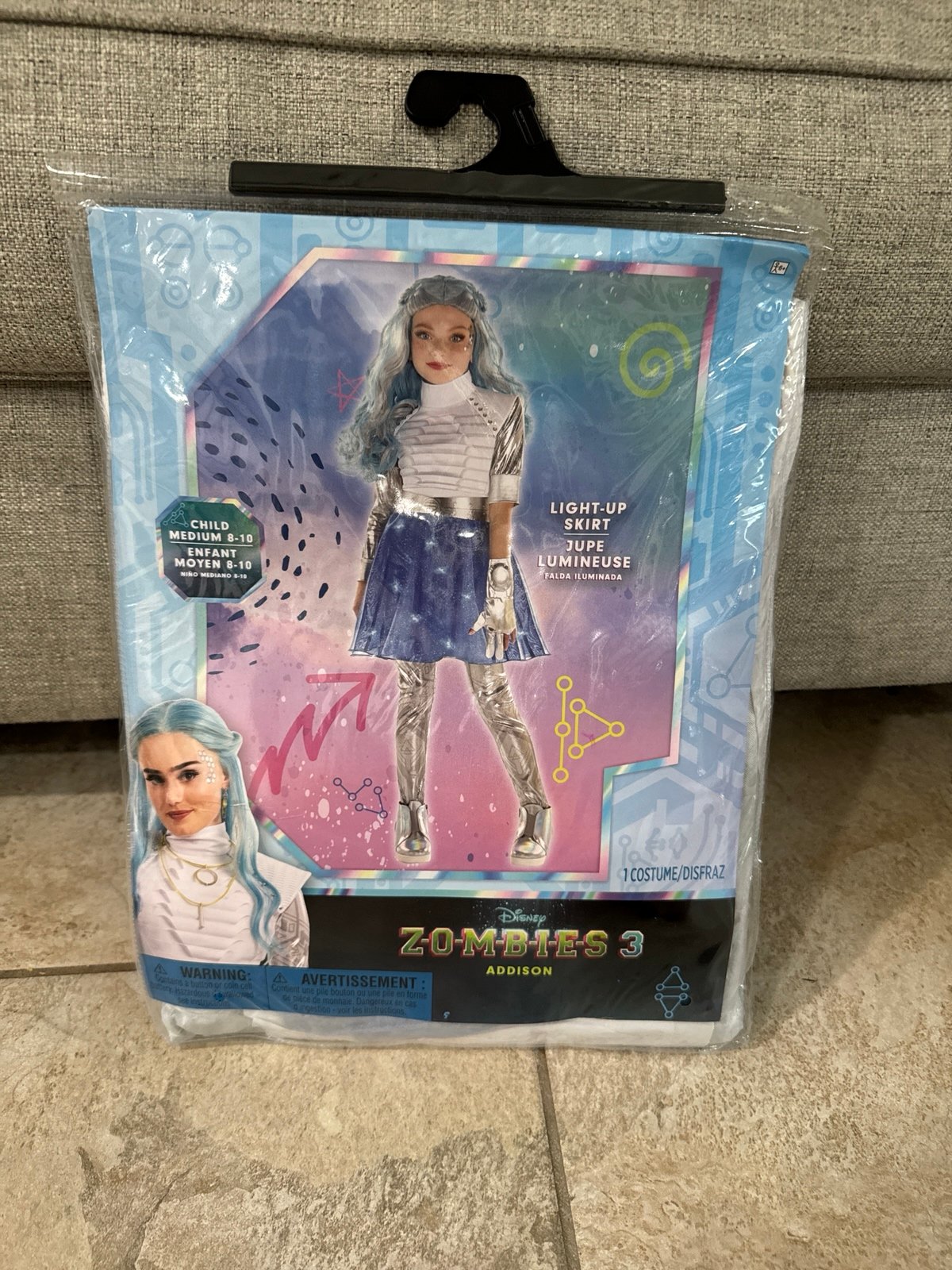 Disney's Zombies 3 Addison Girls Costume Child Medium 8-10 NEW