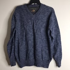 Orvis Merino Wool V-Neck Long-sleeved Pull over sweater size large