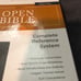 KJV KING JAMES Open Bible Edition [Brown] Soft cowhide Leather Verse By Verse