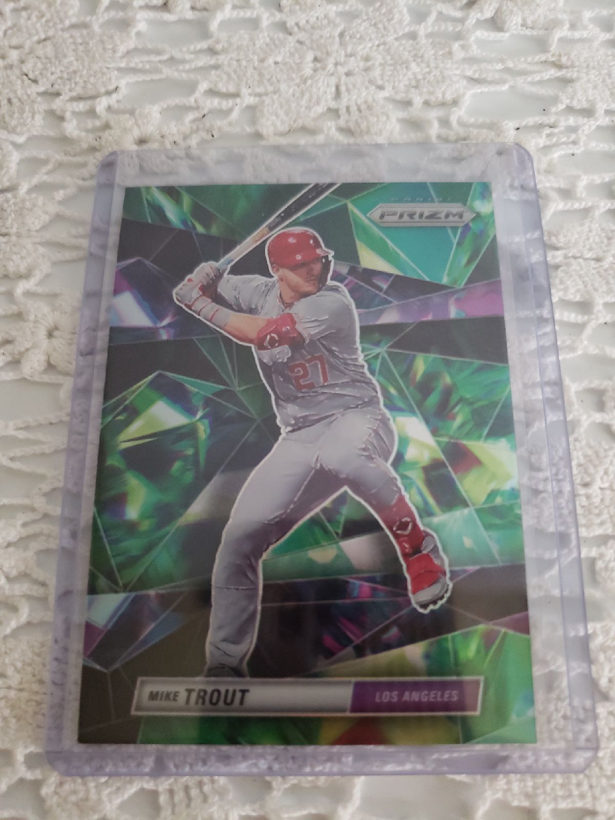 Mike Trout Gem card short print Prizm 20